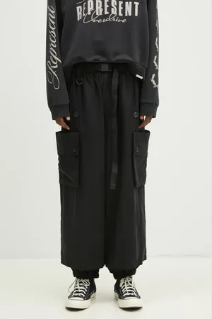 Y-3 Kalhoty Washed Twill Cargo Pant pánské