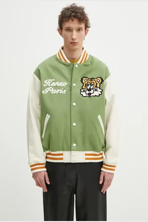 Kenzo Bunda z vlněné směsi x Verdy barva