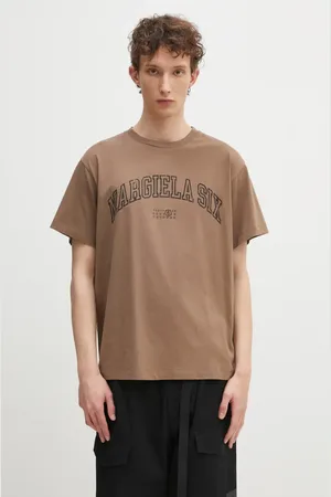 Maison Margiela Bavlněné tričko barva