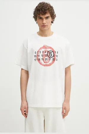 Maison Margiela Bavlněné tričko barva