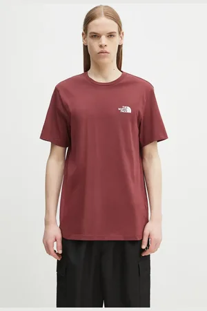 The North Face Tričko Simple Dome vínová barva