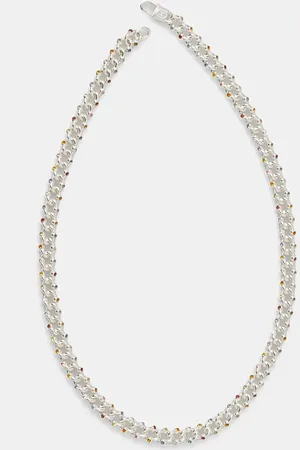 Hatton Labs Stříbrný náhrdelník Formula Chain HL-S5-C7-13