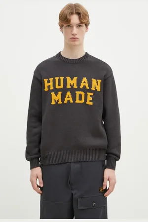 HUMAN MADE Bavlněný svetr Lowgauge Knit Sweater pánský