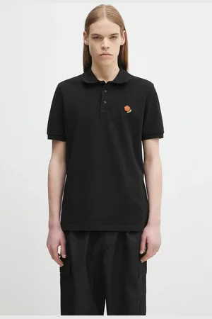 Kenzo Bavlněné polo tričko Pop barva