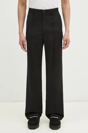 Helmut Lang Vlněné kalhoty Relaxed Trouser.Suit barva