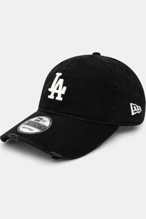 New Era Bavlněná baseballová čepice Distressed 920 LA barva
