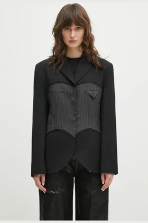 Andersson Bell Vlněné sako Corset Inserted Blazer barva