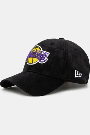 New Era Velurová kšiltovka Tonal Check 940 Lakers barva