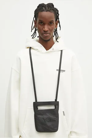 Y-3 Kožená taška Mini Bag Crinkle Leather barva