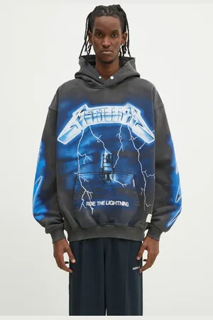 Represent Bavlněná mikina Metallica Ride The Lightning Hoodie pánská