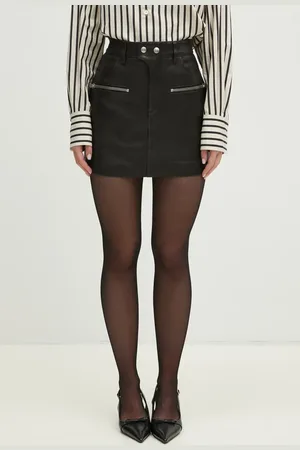 ANINE BING Sukně Steel Skirt barva