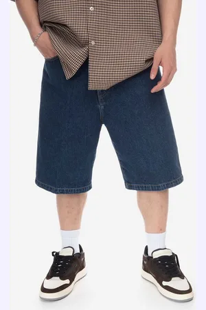 Carhartt Bavlněné riflové kraťasy Landon Short I030469-BLUESTOWAS
