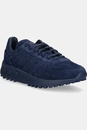adidas Semišové tenisky LA Trainer LUX tmavomodrá barva