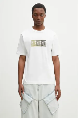 Norse projects Bavlněné tričko Holger Post Stamp Print T-Shirt barva