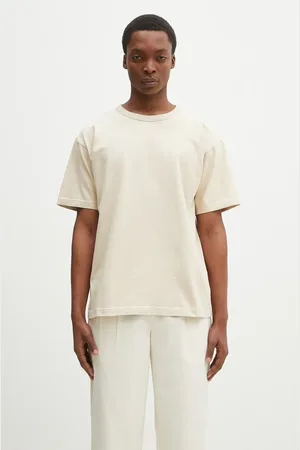Norse projects Bavlněné tričko Simon Heavy T-shirt barva