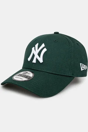 New Era Bavlněná baseballová čepice zelená barva