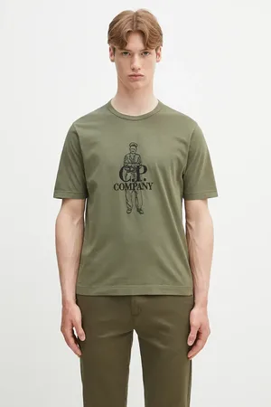C.P. Company Bavlněné tričko barva