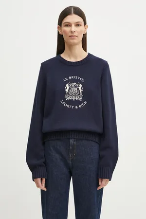 Sporty & Rich Bavlněný svetr Bristol Crest Cotton Knit dámský