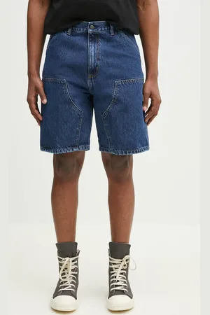 Carhartt Bavlněné riflové kraťasy Double Knee Short pánské