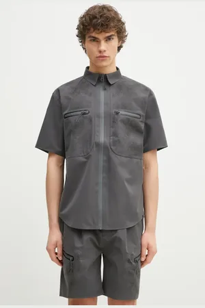 Alpha Industries Košile Short Sleeve Laser Cut Shirt pánská