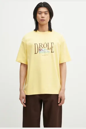 Drôle de Monsieur Bavlněné tričko Le T-Shirt Tennis Court barva