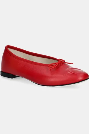 Marine Serre Kožené baleríny Lilouh Soft Nappa MS x Repetto barva