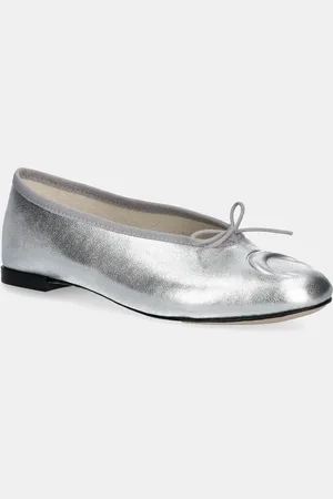 Marine Serre Kožené baleríny Lilouh Soft Nappa MS x Repetto barva