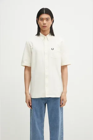 Fred Perry Bavlněná košile barva