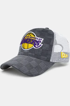 New Era Kšiltovka Tonal Check Trucker Lakers barva