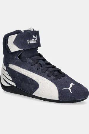 PUMA Semišové tenisky Speedcat Mid tmavomodrá barva