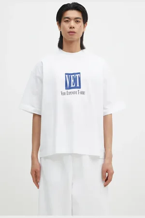 Vetements Bavlněné tričko Vet Cropped Cropped Boxy barva