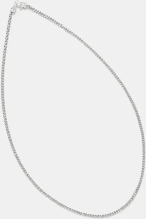 TOM WOOD Stříbrný náhrdelník Curb Chain M 100264