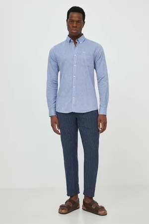Barbour Lněná košile slim
