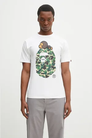 A Bathing Ape Bavlněné tričko Abc Camo Milo On Big Ape barva