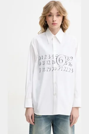 Maison Margiela Bavlněná košile barva