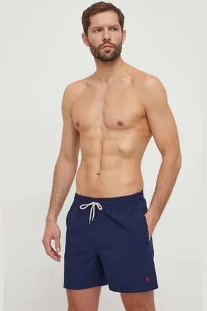 Ralph Lauren Plavkové šortky tmavomodrá barva