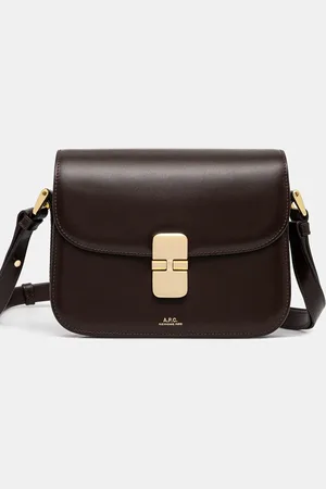 A.P.C. Kožená kabelka Sac Grace Small barva