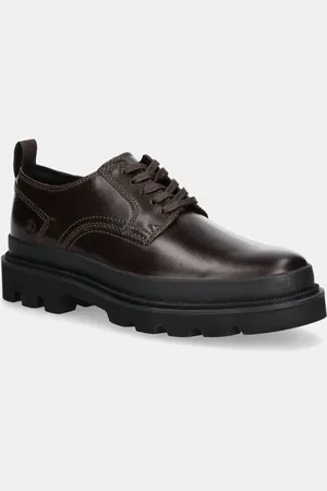 Clarks Kožené polobotky Badell Lace pánské