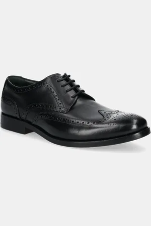 Clarks Kožené polobotky CraftJames Tip pánské