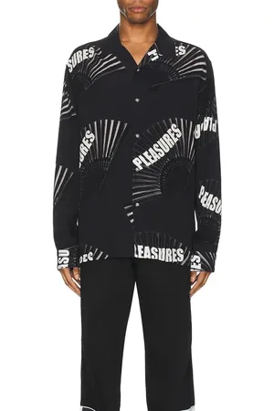 Pleasures Bavlněná košile Fans Long Sleeve Button Down barva