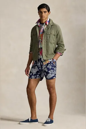 Ralph Lauren Plavkové šortky barva