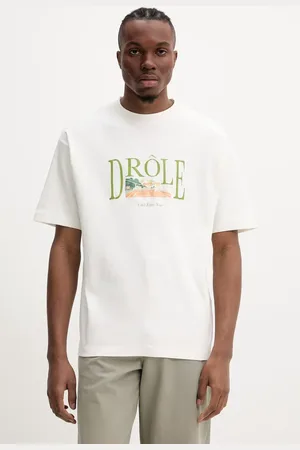 Drôle de Monsieur Bavlněné tričko Le T-Shirt Tennis Court barva