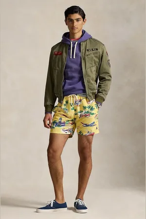 Ralph Lauren Plavkové šortky barva