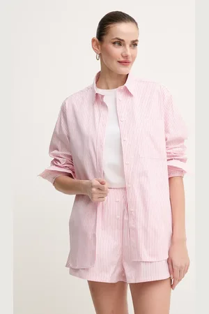 Lacoste Bavlněná košile barva