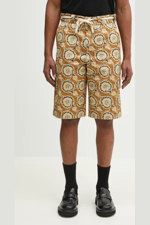 Drôle de Monsieur Bavlněné šortky Le Short Workwear Paisley pánské