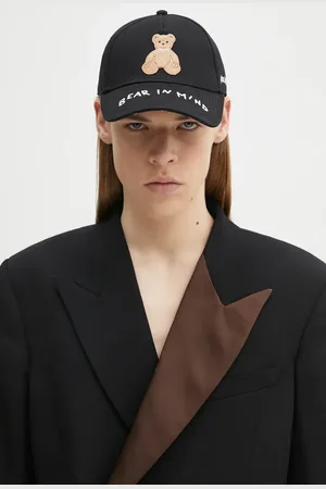 Palm Angels Bavlněná baseballová čepice Bear In Mind barva