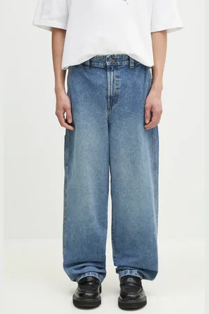 Dickies Džíny Madison Baggy Fit Denim Rinsed Blue W/ Fade pánské