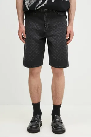 Daily paper Džínové šortky Laser Monogram Denim Shorts pánské