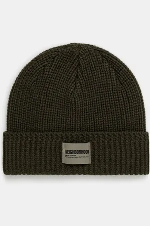 NEIGHBORHOOD Čepice z vlněné směsi Jp Beanie barva