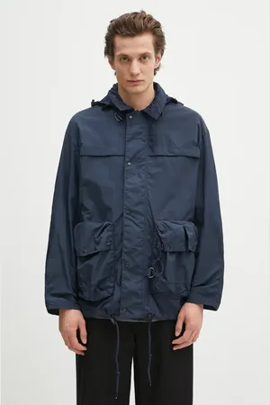 Barbour Bunda Modified Durham Showerproof Jacket tmavomodrá barva